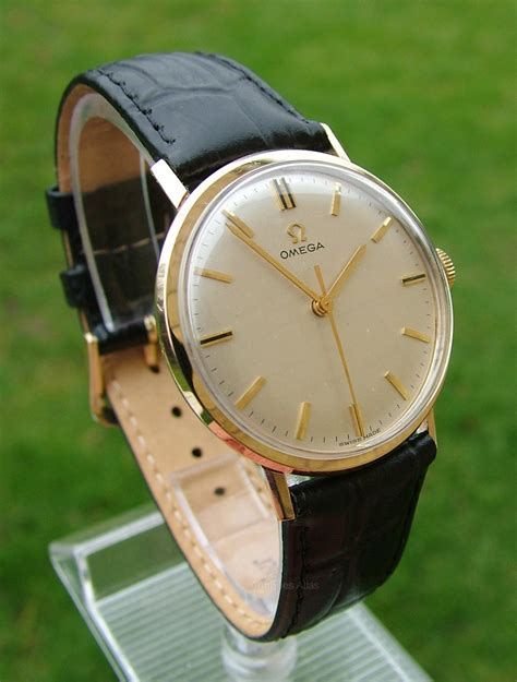 vintage omega watches 1960s gold.